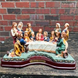 The Mirella Precious Collection Last Supper 3D Art Sculpture Twelve Apostles